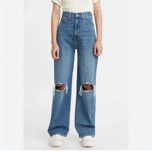 Levi High Rise Loose Wise Leg Jeans